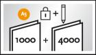 Pack de 5 000 Ordonnances manuscrites avec duplicata dont 1000 s&eacute;curis&eacute;es et 4000 classiques - 148x210 (A5) 