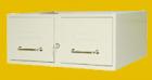 Fichier mtallique blanc 2 tiroirs - 500x430x210 