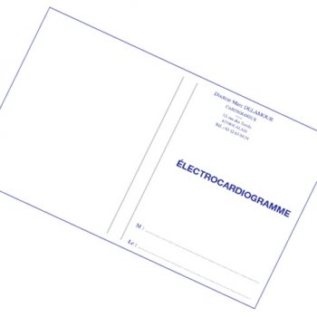 1 000 Cartons d'ECG - 105x135