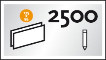 2 500 Ordonnances classiques duplicata - CHEQUIER 175x95 