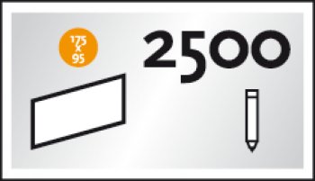 2 500 Ordonnances classiques simples - CHEQUIER 175x95 