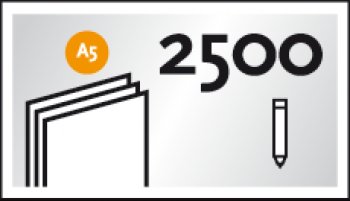 2 500 Ordonnances classiques triplicata - 148x210 (A5) 