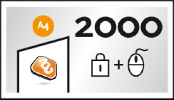 2 000 Ordonnances s&eacute;curis&eacute;es sp&eacute;cial logiciel m&eacute;dical - 21x29.7 (A4) 