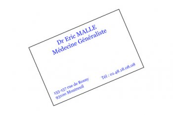  100 Cartes de visite - 55x85 
