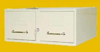 Fichier métallique blanc 2 tiroirs - 500x430x210