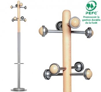 Porte-manteaux ACCUEIL bois