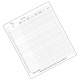 3 blocs de 50 Relev�s journaliers d'honoraires 180x210
