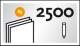 2 500 Ordonnances classiques triplicata - 148x210 (A5) 